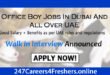 Office Boy Jobs In Dubai